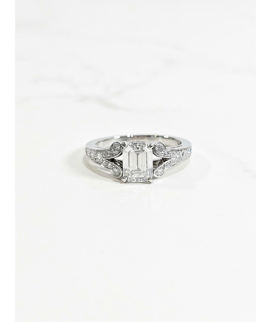 CARTIER Серебряное платиновое кольцо, фото 6