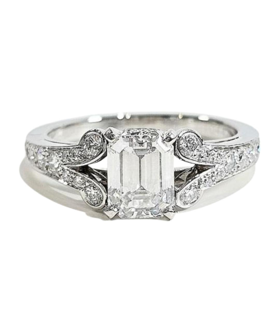 CARTIER Серебряное платиновое кольцо, фото 1