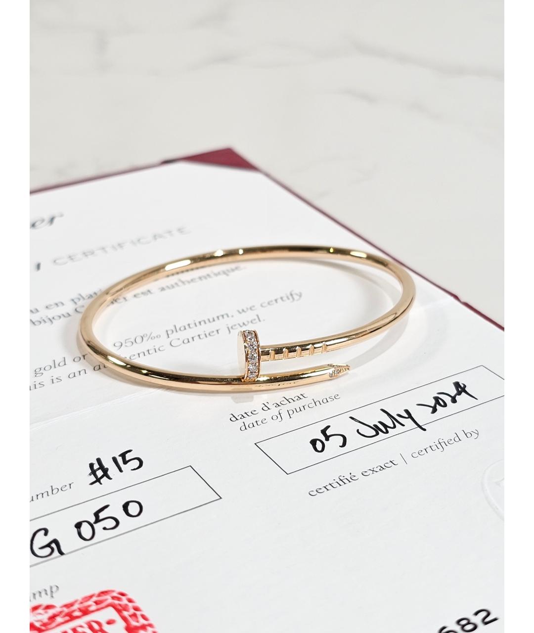 CARTIER Золотой браслет из розового золота, фото 4
