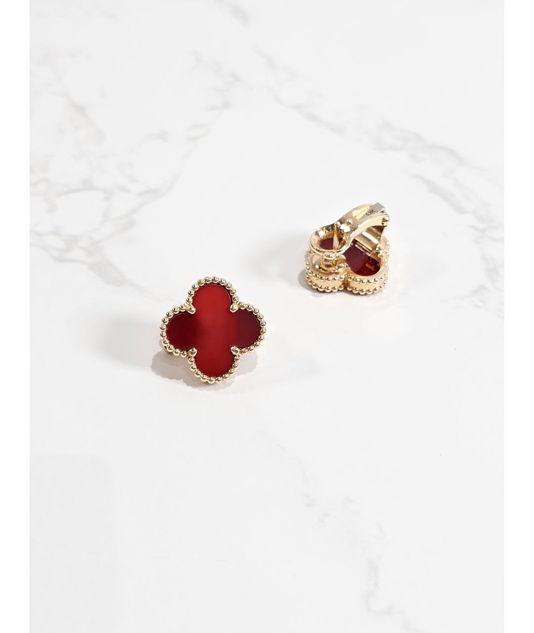 VAN CLEEF & ARPELS Золотые серьги из желтого золота, фото 3