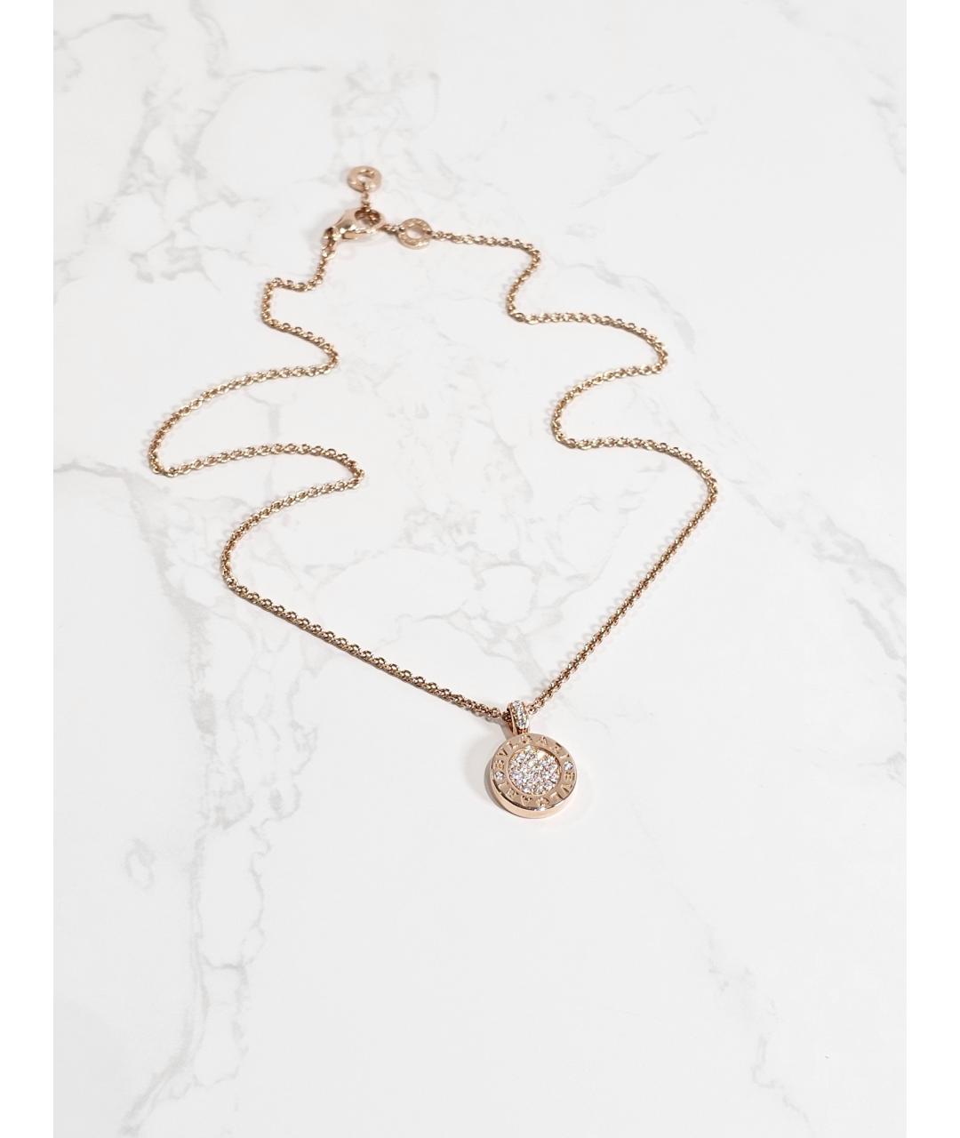 BVLGARI Золотое колье из розового золота, фото 2