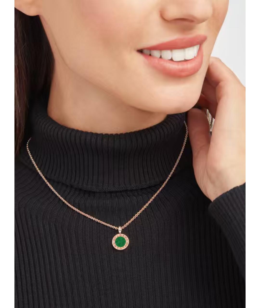 BVLGARI Золотое колье из розового золота, фото 3
