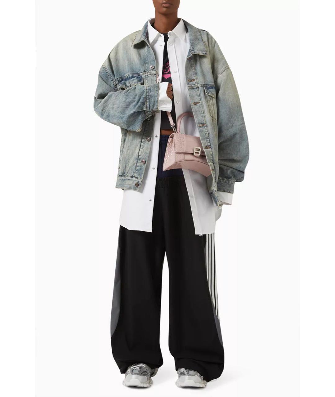 BALENCIAGA Голубая хлопковая куртка, фото 2
