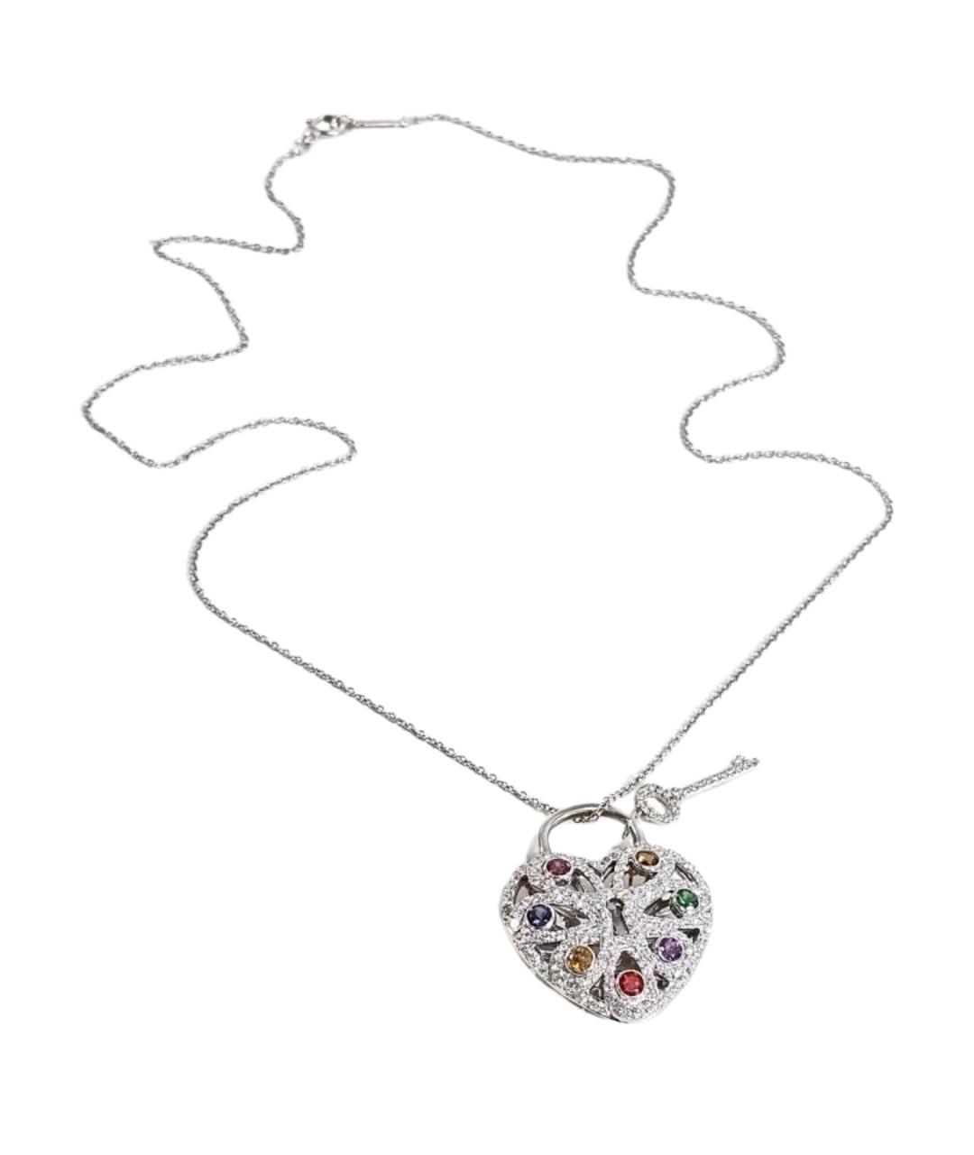 TIFFANY&CO Серебряное колье из белого золота, фото 1