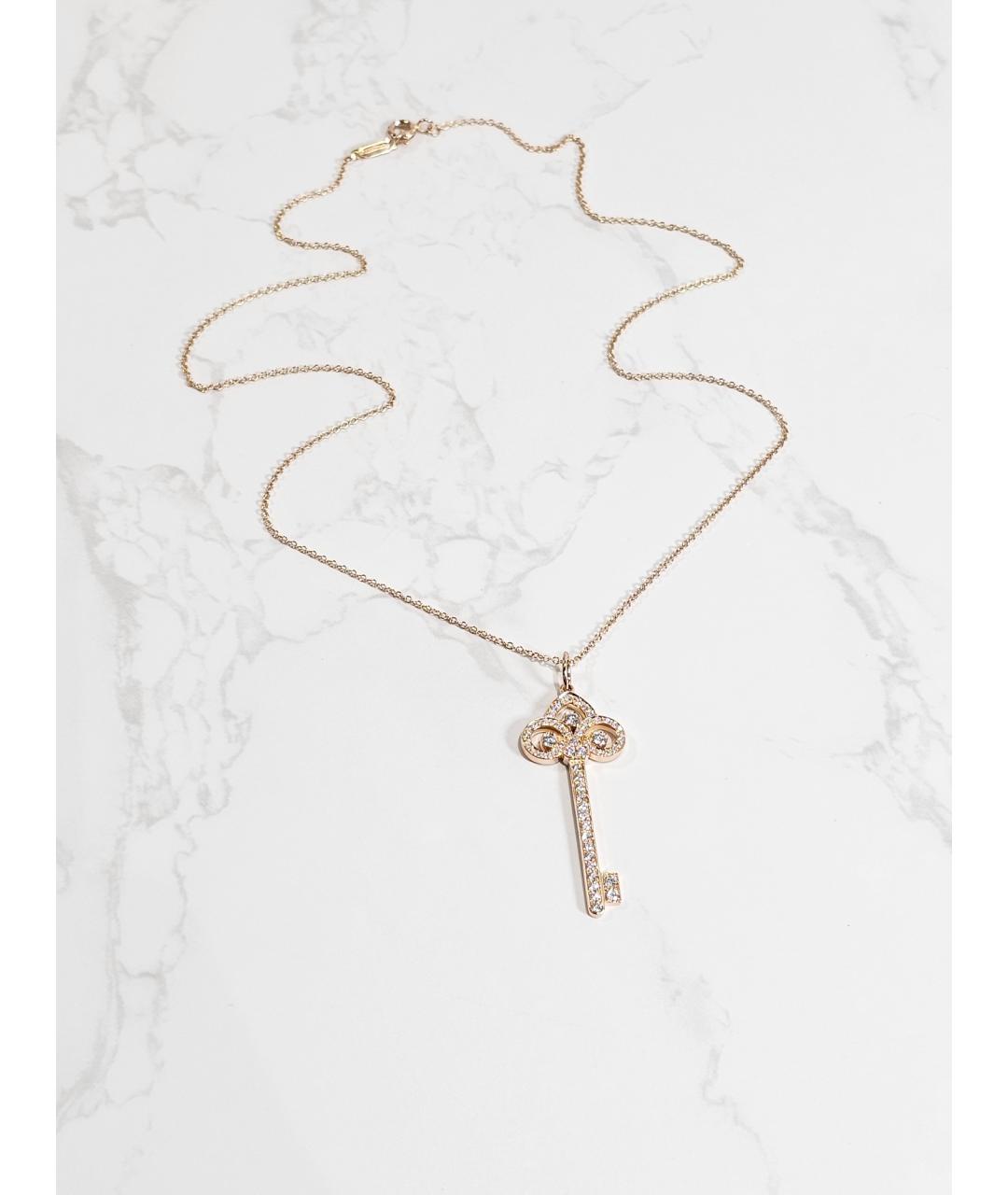 TIFFANY&CO Золотое колье из розового золота, фото 4