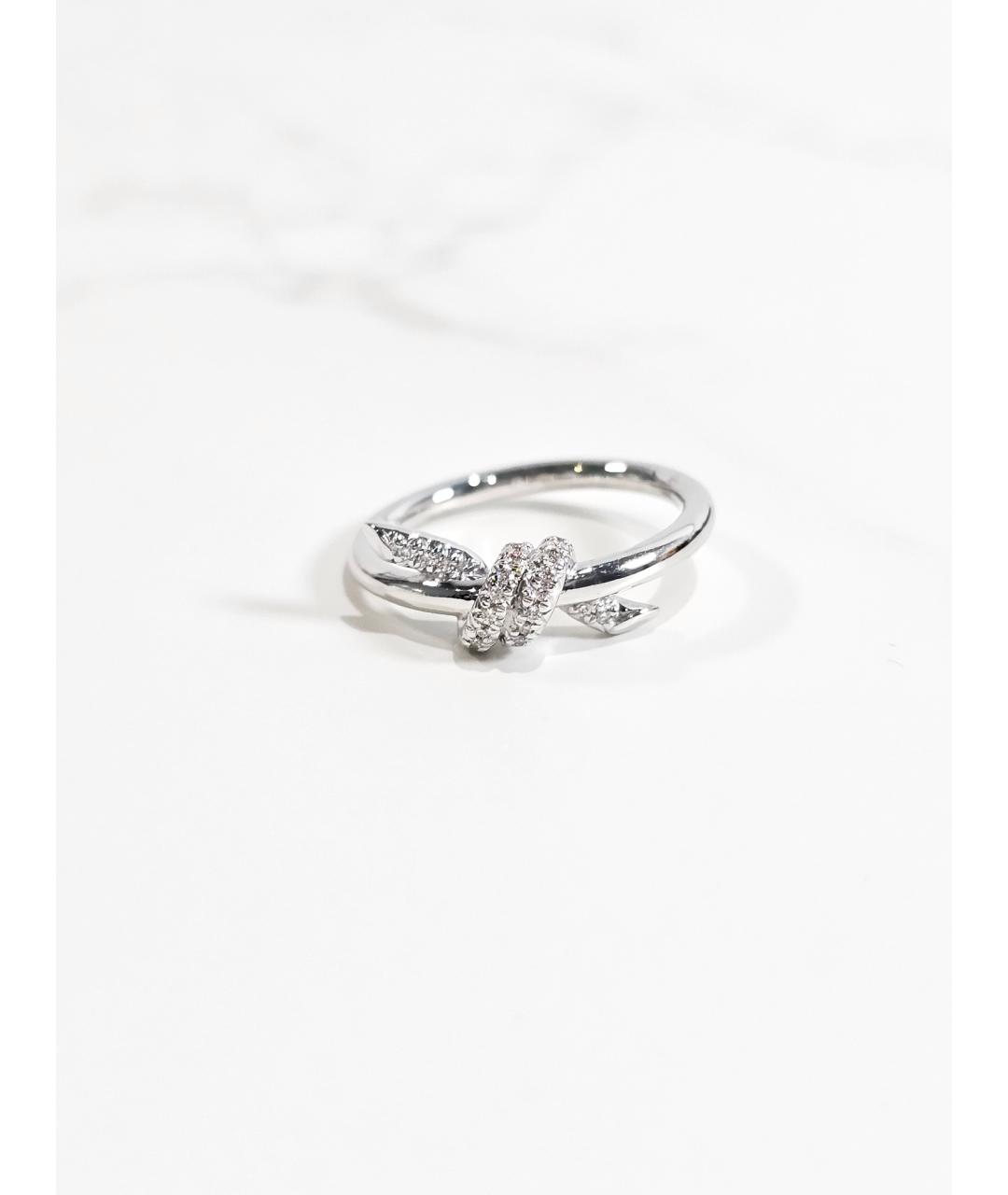 TIFFANY&CO Серебряное кольцо из белого золота, фото 3