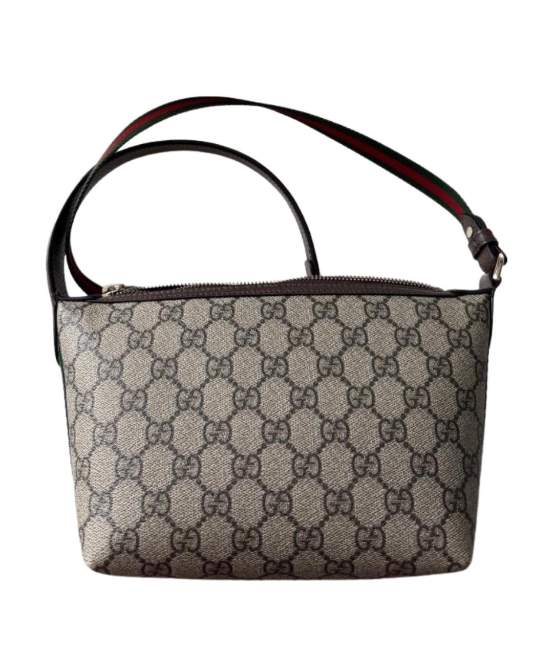 GUCCI Бежевая канва сумка через плечо, фото 1