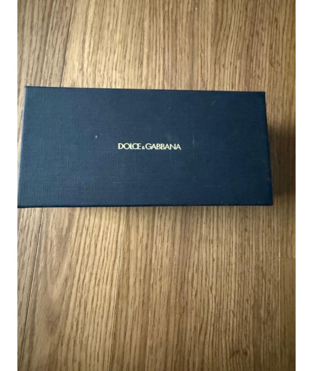 DOLCE&GABBANA Черные пластиковые солнцезащитные очки, фото 5