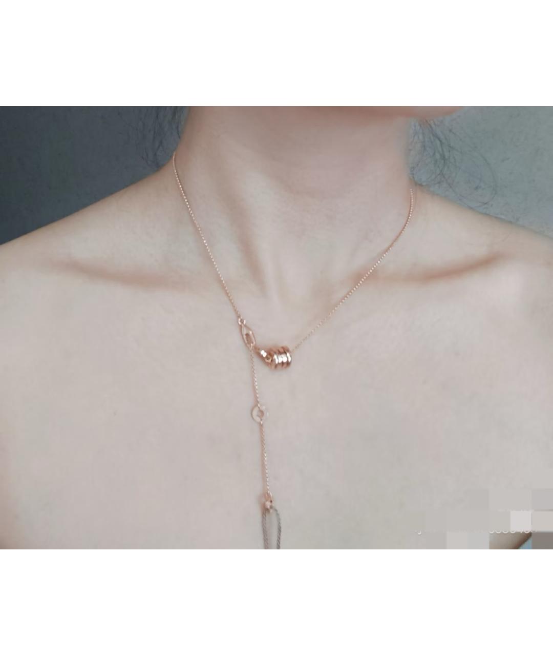 BVLGARI Золотая подвеска из розового золота, фото 4