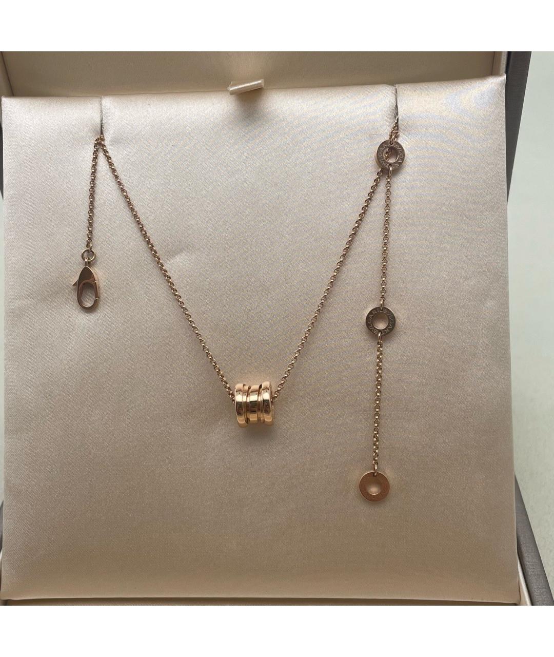 BVLGARI Золотая подвеска из розового золота, фото 5