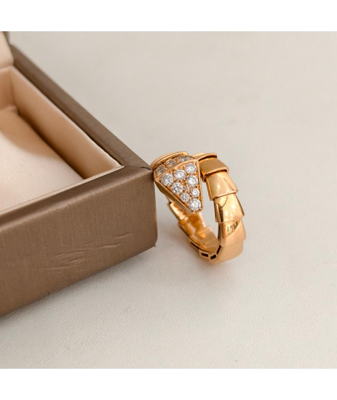 BVLGARI Золотое кольцо из розового золота, фото 7