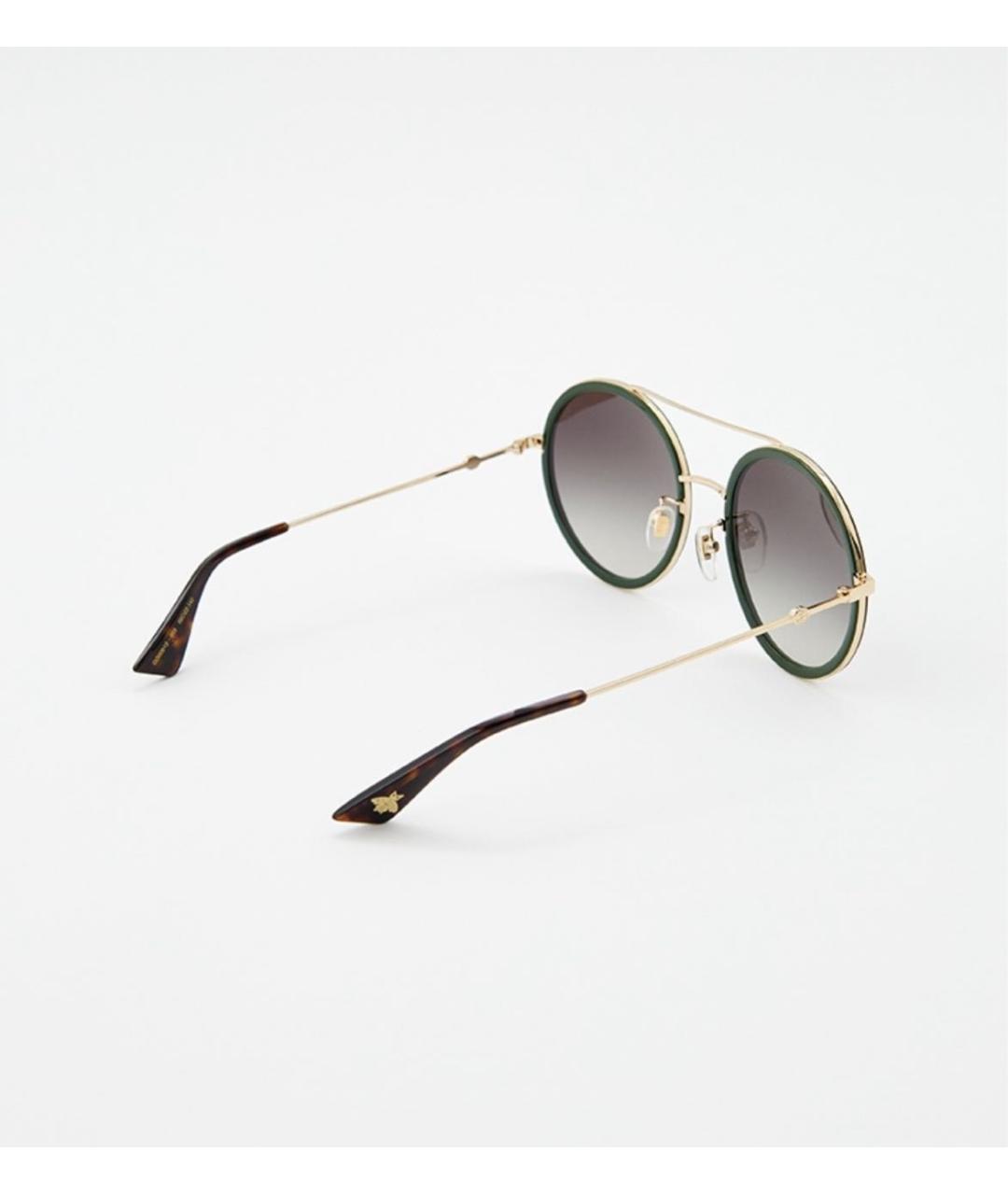GUCCI Мульти металлические солнцезащитные очки, фото 2