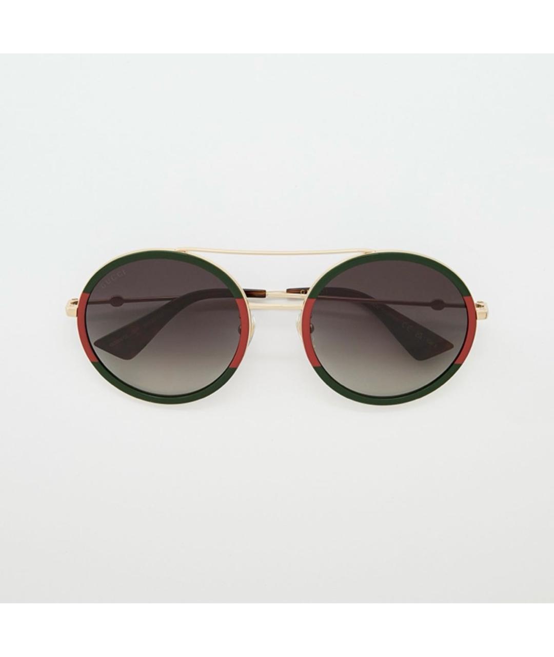 GUCCI Мульти металлические солнцезащитные очки, фото 9