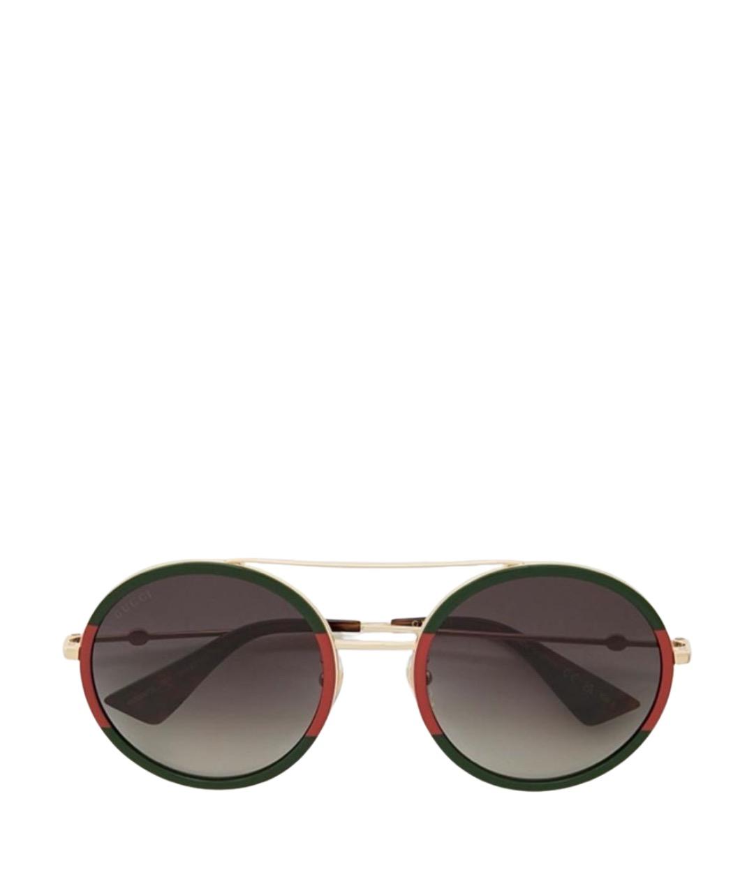 GUCCI Мульти металлические солнцезащитные очки, фото 1