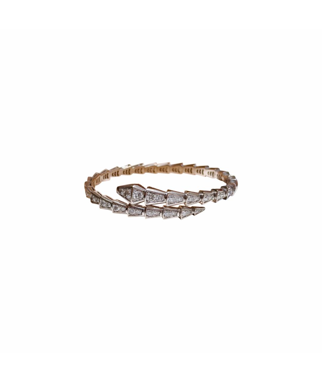 BVLGARI Серебряный браслет из белого золота, фото 1
