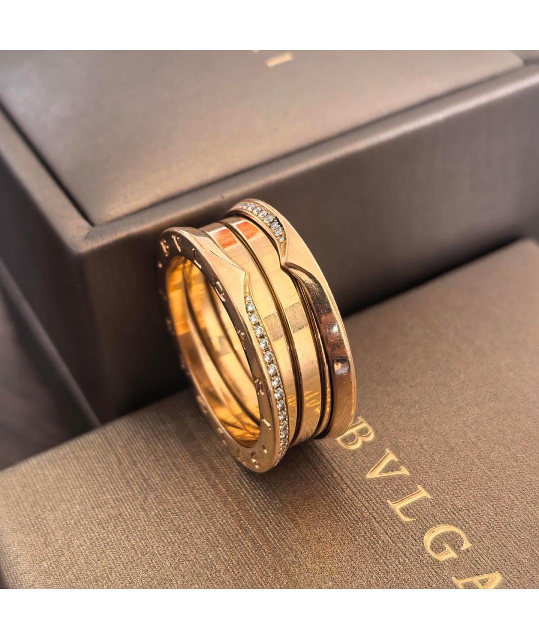 BVLGARI Золотое кольцо из розового золота, фото 5