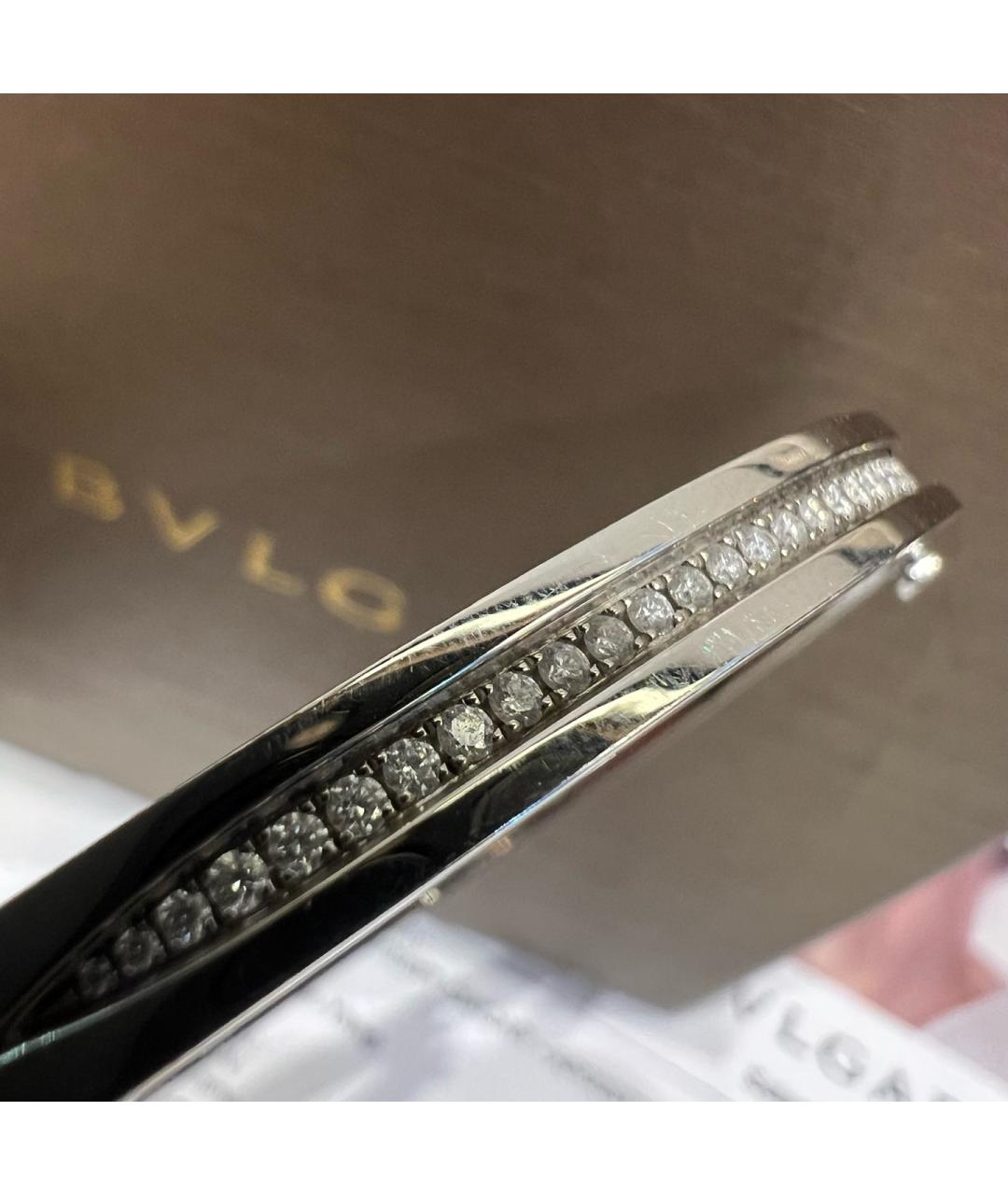 BVLGARI Серебряный браслет из белого золота, фото 8