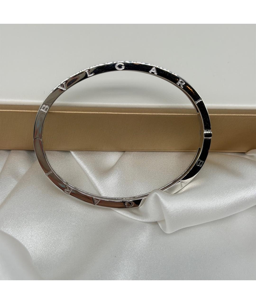BVLGARI Серебряный браслет из белого золота, фото 3