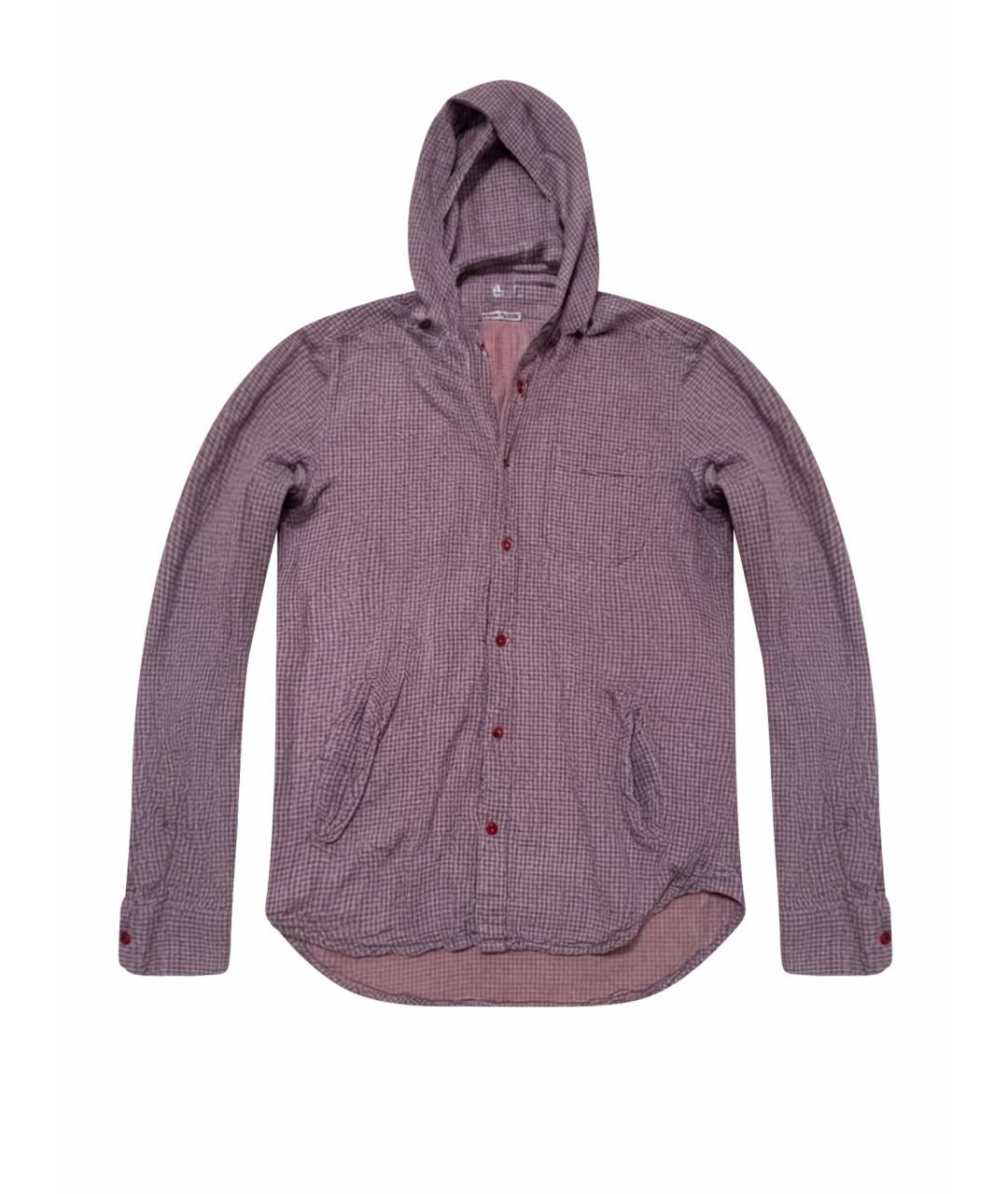 KITON Розовая хлопковая кэжуал рубашка, фото 1