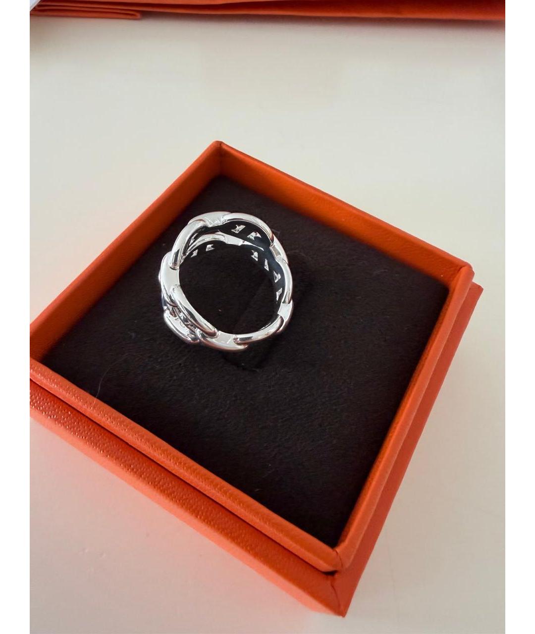 HERMES Серебряное серебряное кольцо, фото 4