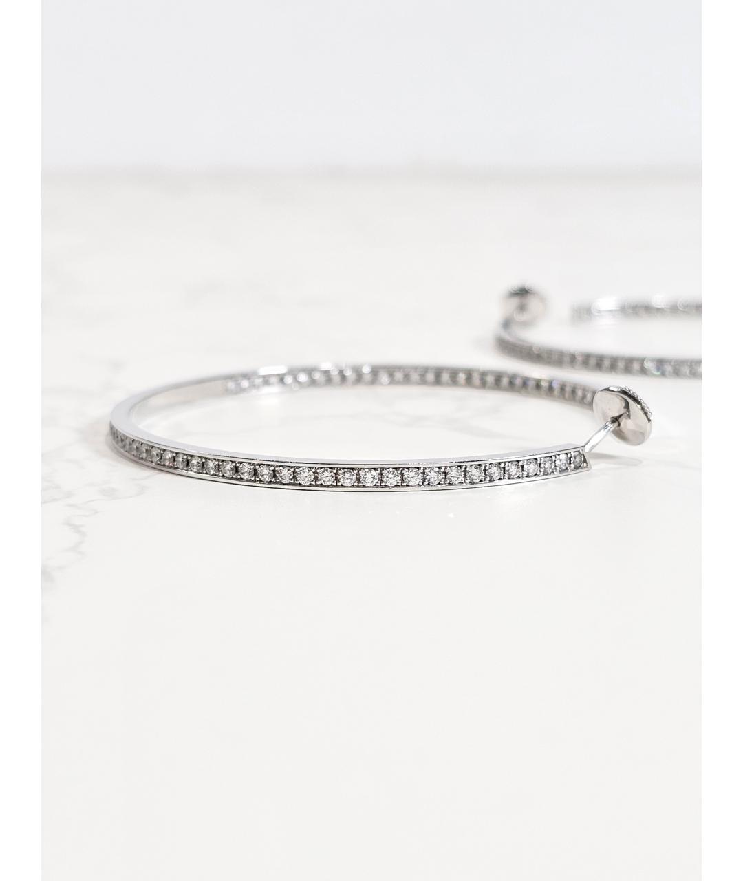CARTIER Серебряные серьги из белого золота, фото 3