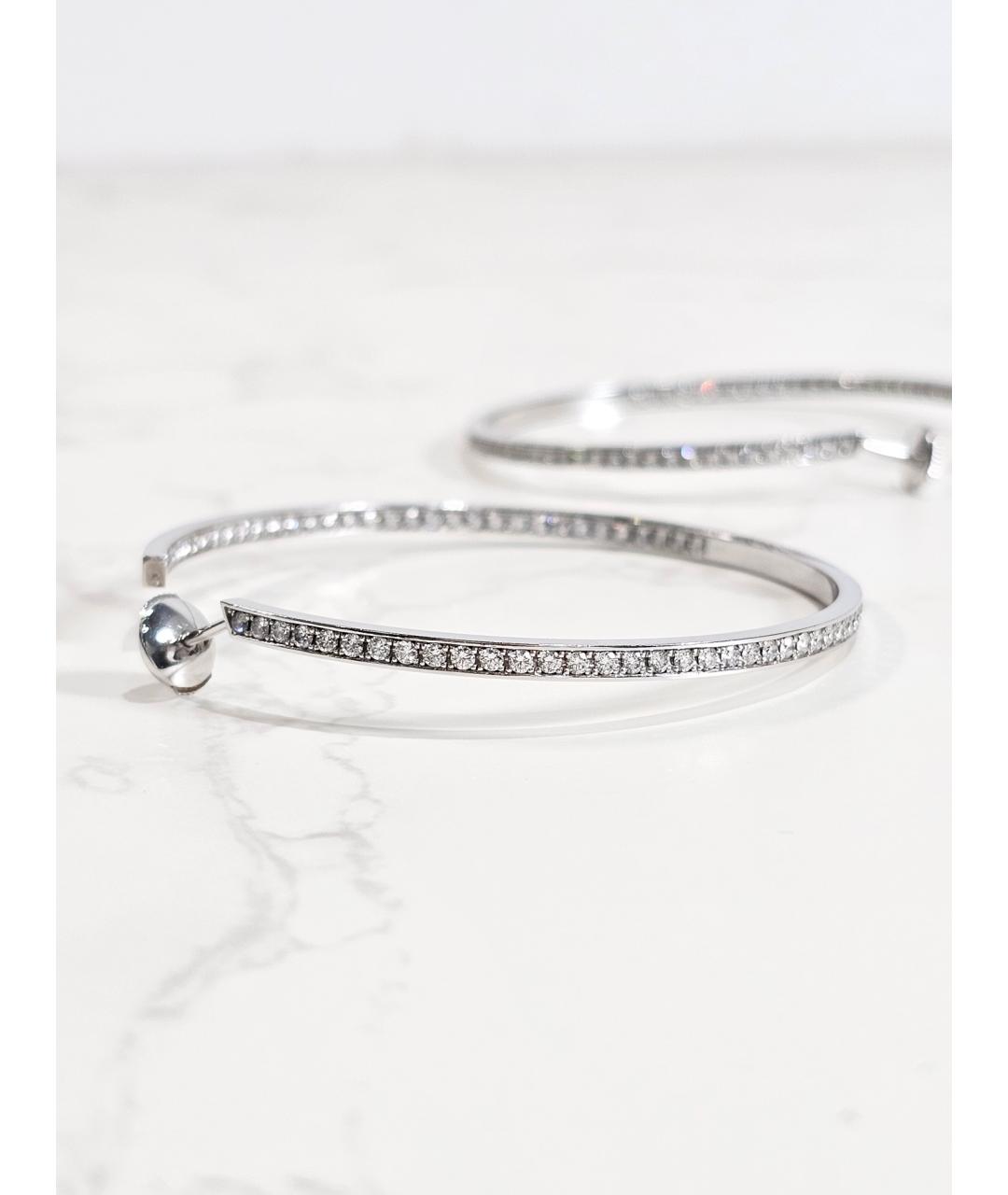 CARTIER Серебряные серьги из белого золота, фото 4