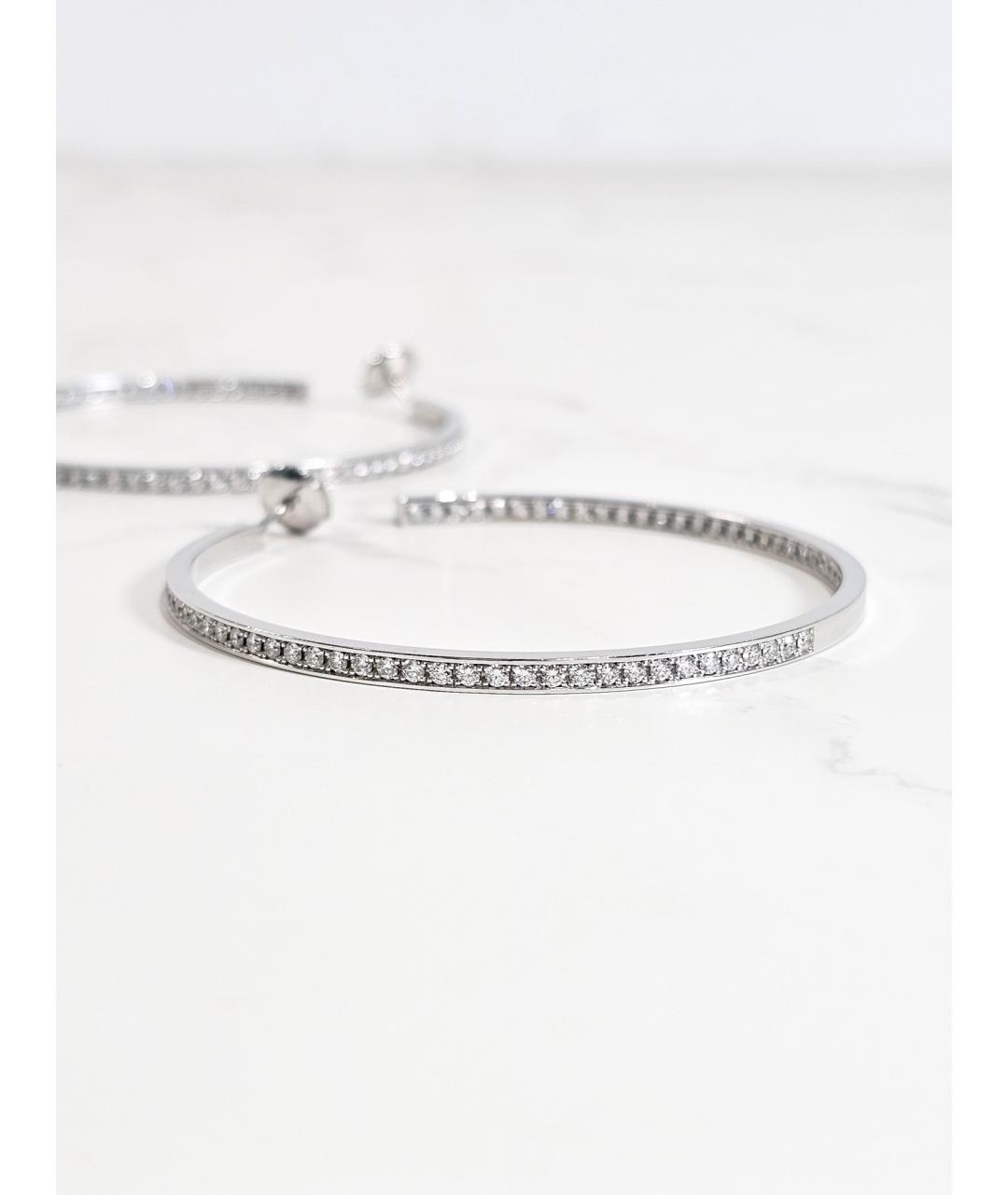 CARTIER Серебряные серьги из белого золота, фото 2
