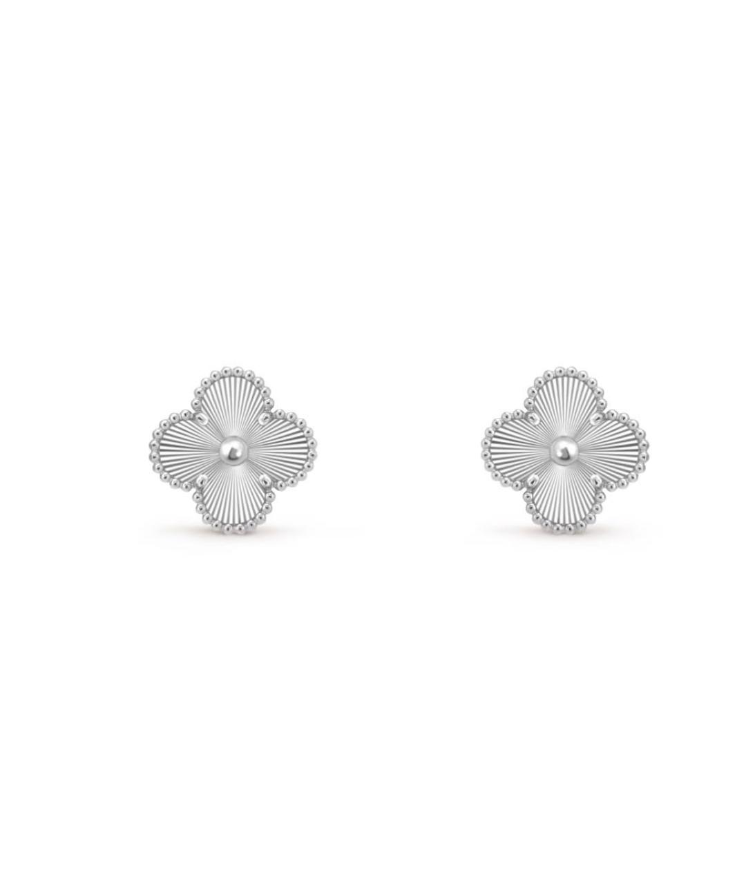 VAN CLEEF & ARPELS Серебряные серьги из белого золота, фото 5