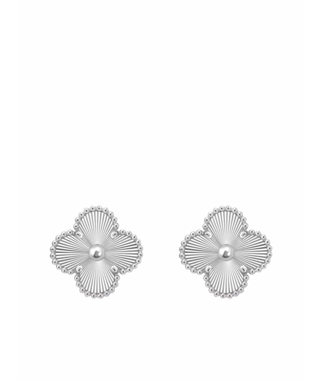 VAN CLEEF & ARPELS Серебряные серьги из белого золота, фото 1