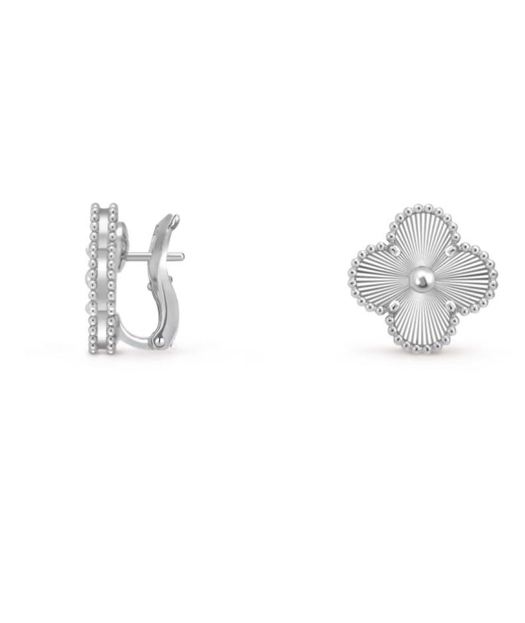 VAN CLEEF & ARPELS Серебряные серьги из белого золота, фото 2
