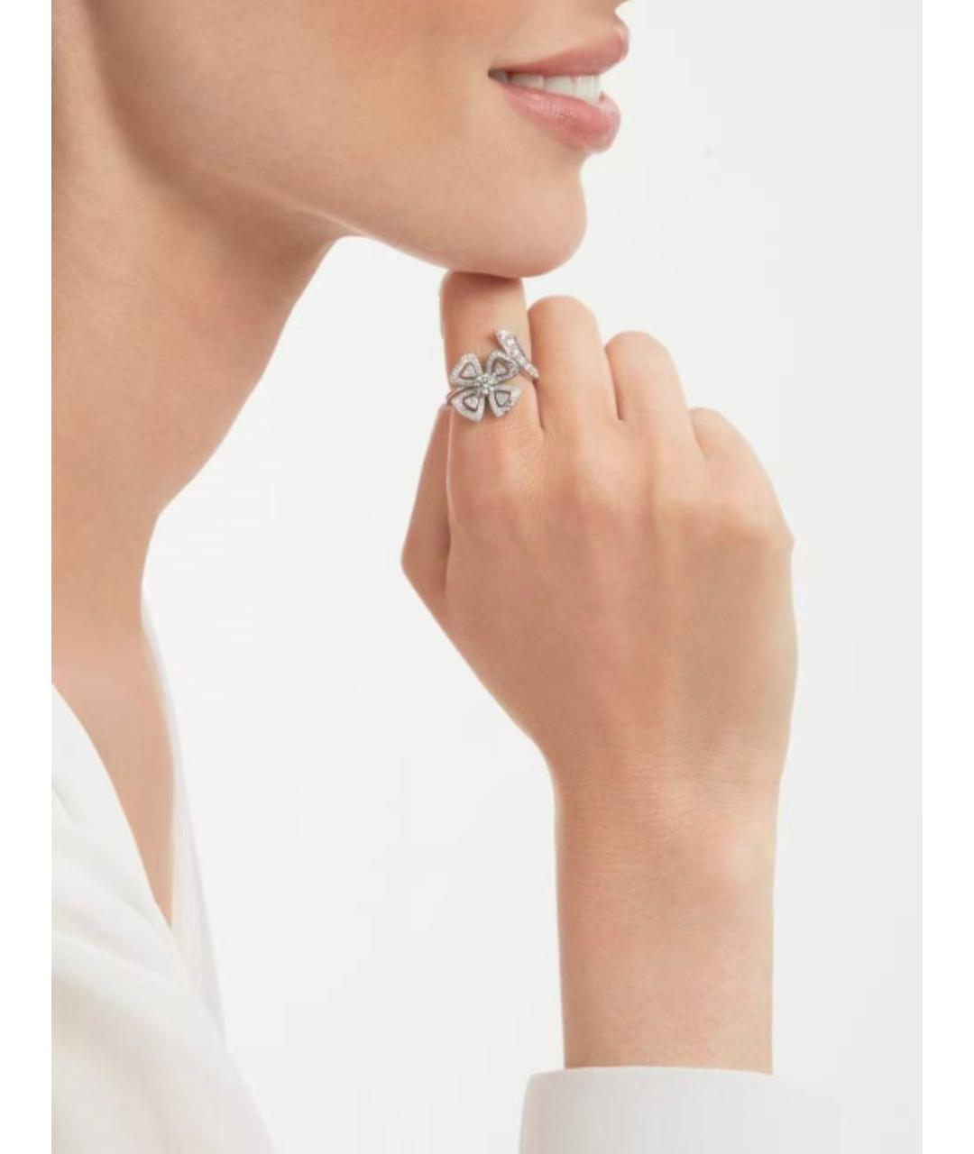 BVLGARI Серебряное кольцо из белого золота, фото 3