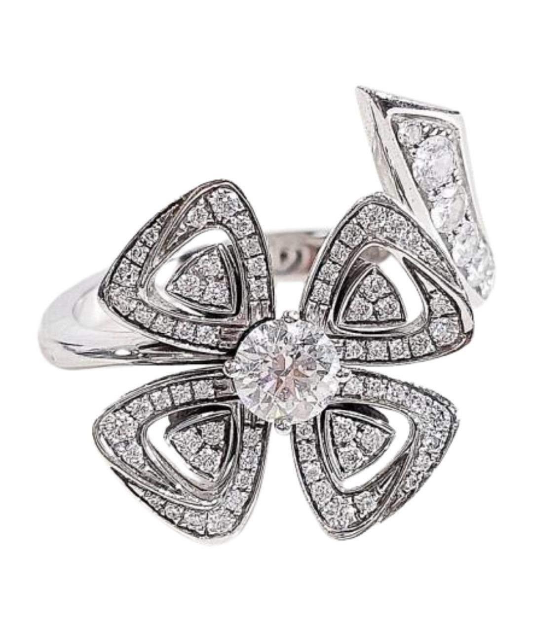 BVLGARI Серебряное кольцо из белого золота, фото 1