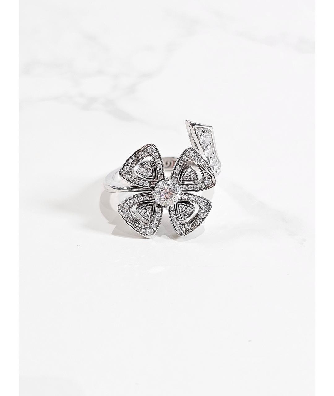 BVLGARI Серебряное кольцо из белого золота, фото 4