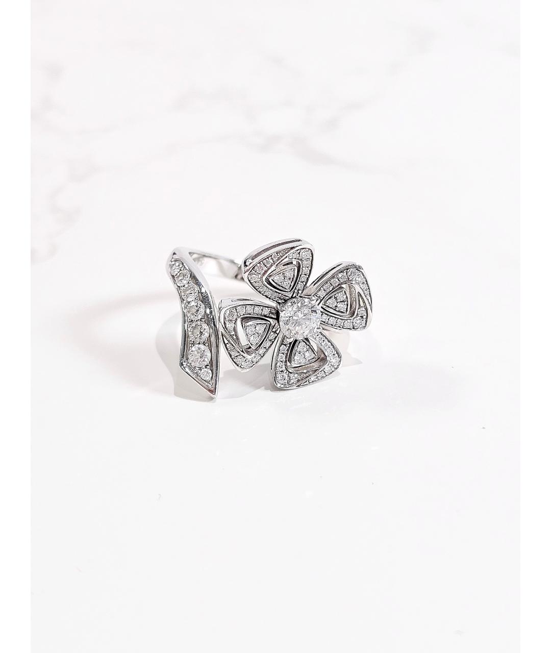 BVLGARI Серебряное кольцо из белого золота, фото 2