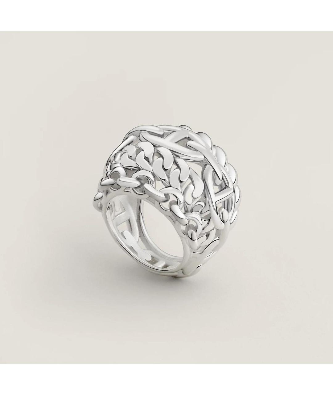 HERMES Серебряное серебряное кольцо, фото 9