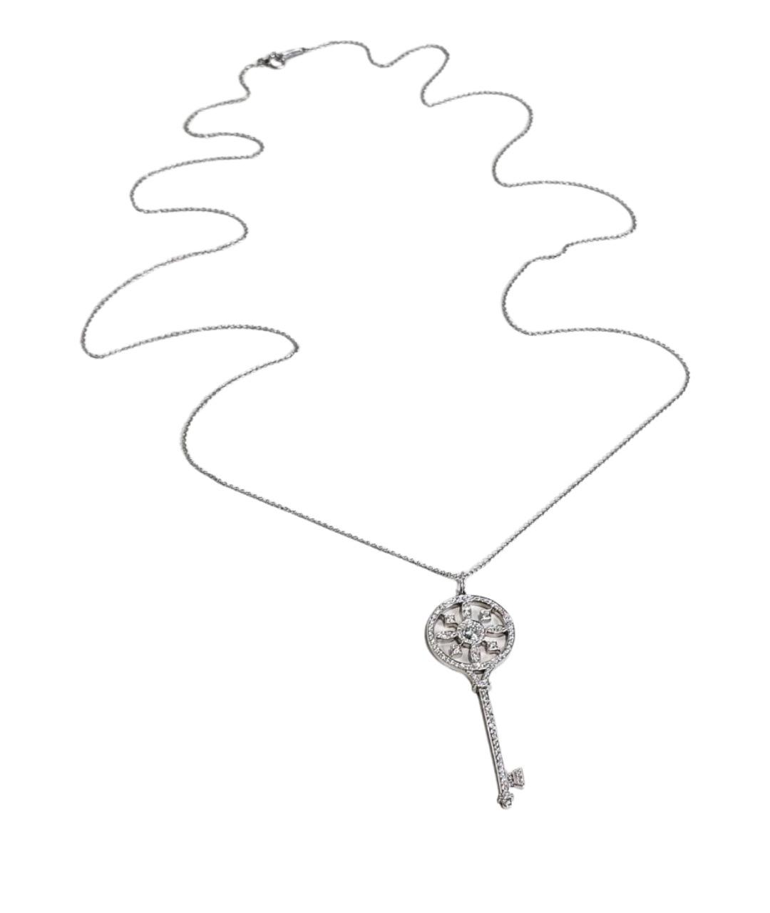 TIFFANY&CO Серебряная платиновая подвеска, фото 1