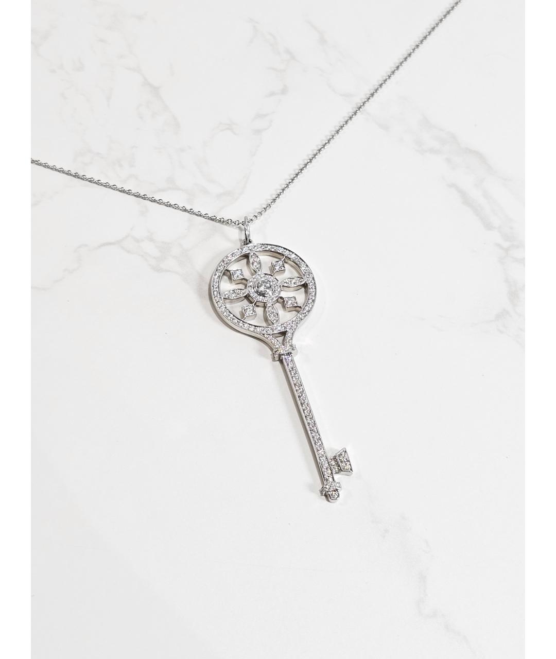 TIFFANY&CO Серебряная платиновая подвеска, фото 2