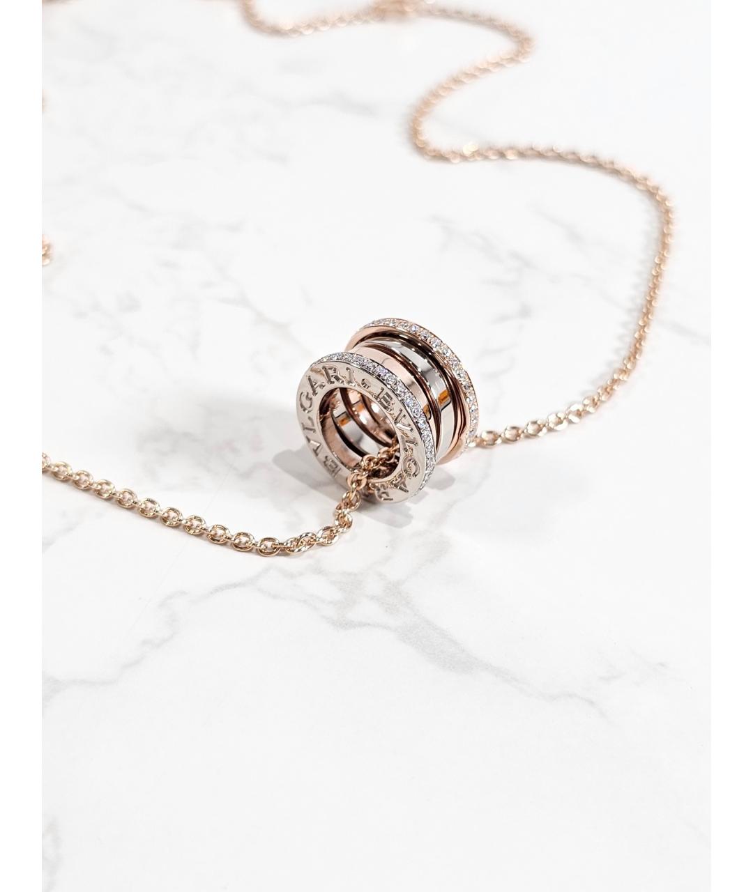 BVLGARI Золотое колье из розового золота, фото 2