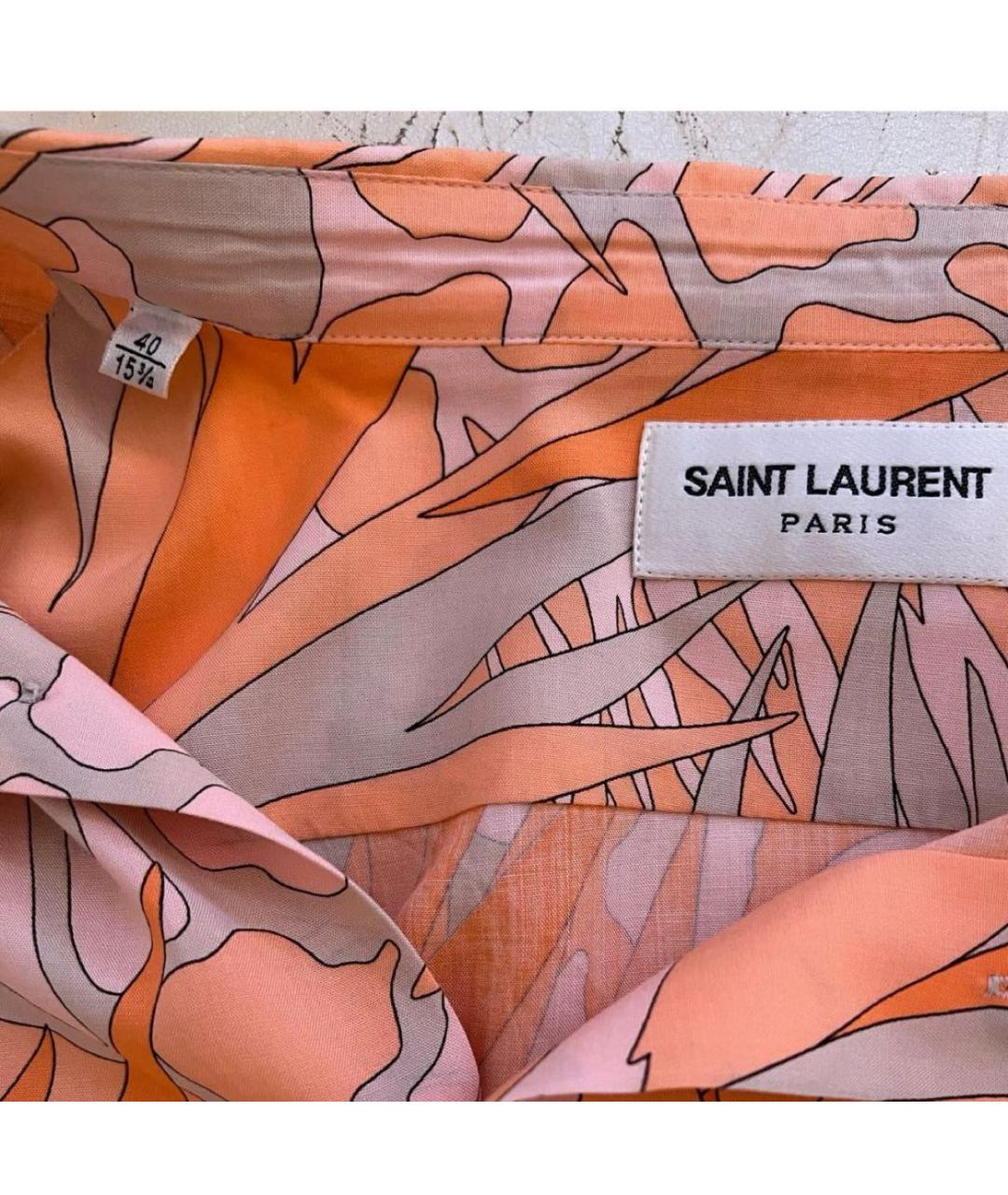 SAINT LAURENT Мульти кэжуал рубашка, фото 3