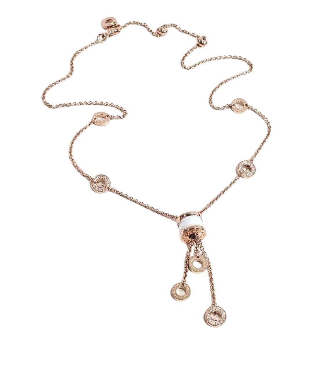 BVLGARI Золотое колье из розового золота, фото 1