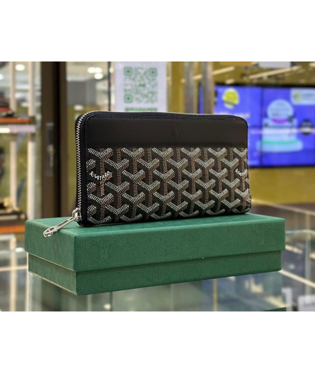 GOYARD Черный кошелек, фото 2