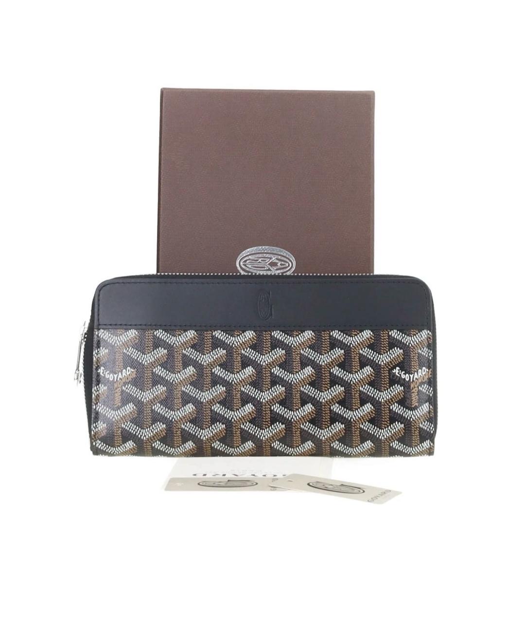 GOYARD Черный кошелек, фото 4