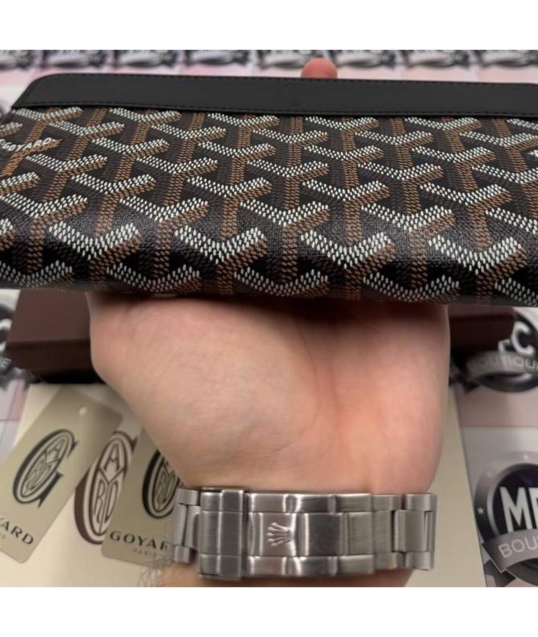 GOYARD Черный кошелек, фото 3