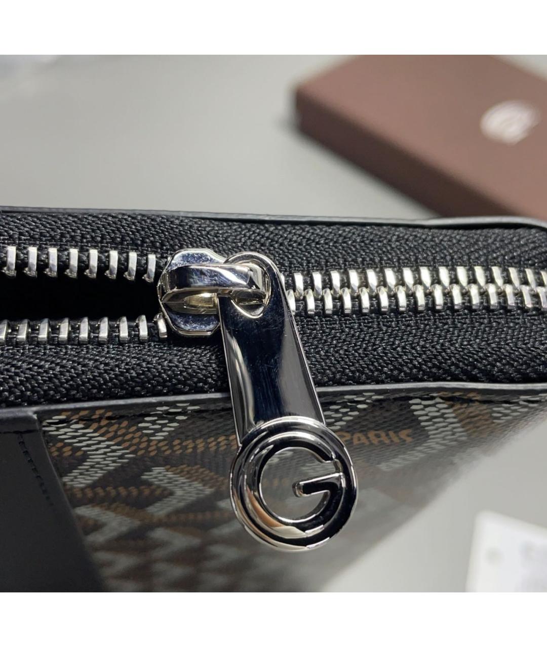 GOYARD Черный кошелек, фото 6