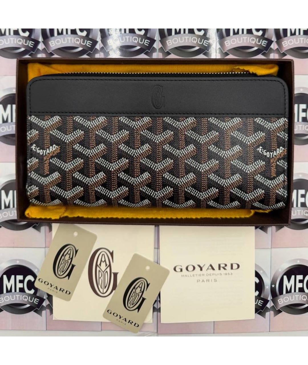 GOYARD Черный кошелек, фото 6