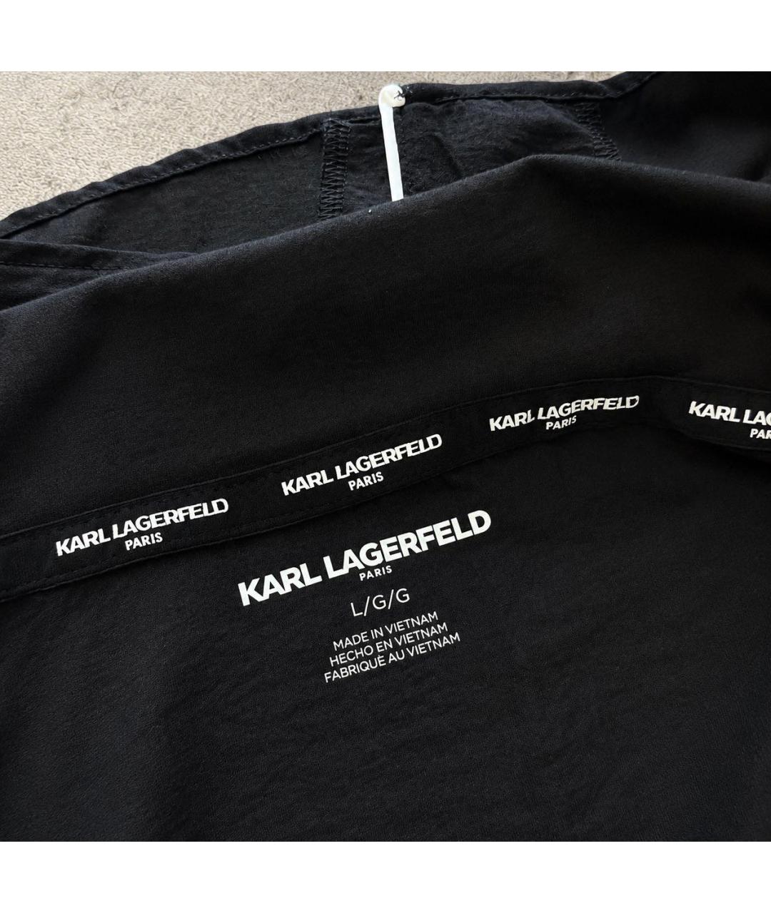 KARL LAGERFELD Черная пижамы и сорочки, фото 5