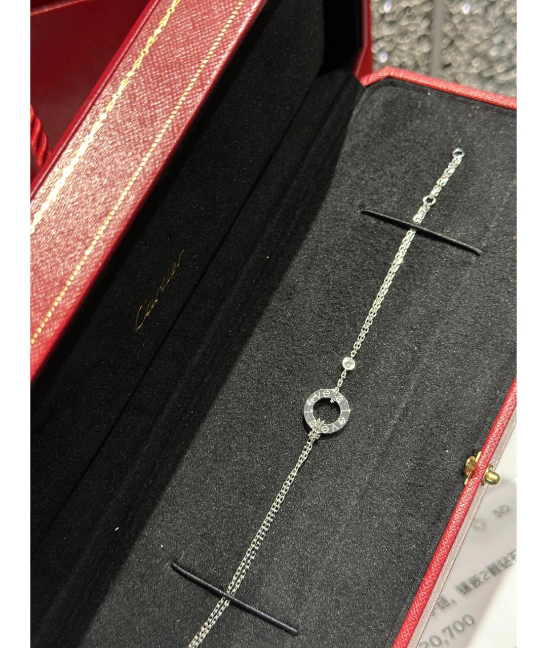 CARTIER Серебряный браслет из белого золота, фото 4
