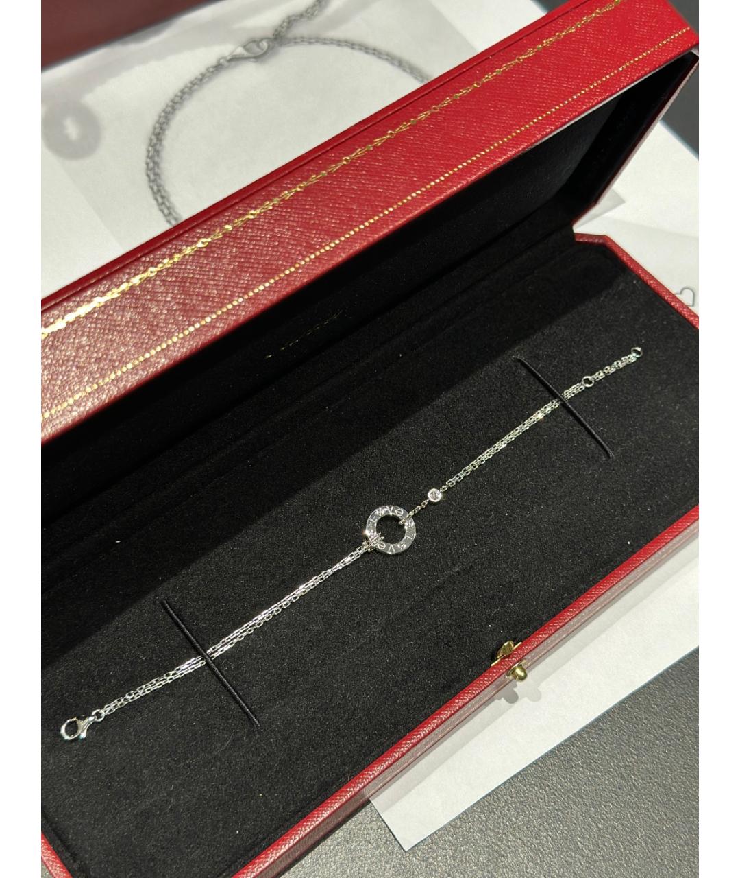 CARTIER Серебряный браслет из белого золота, фото 5