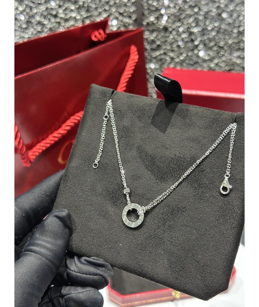 CARTIER Серебряная подвеска из белого золота, фото 5