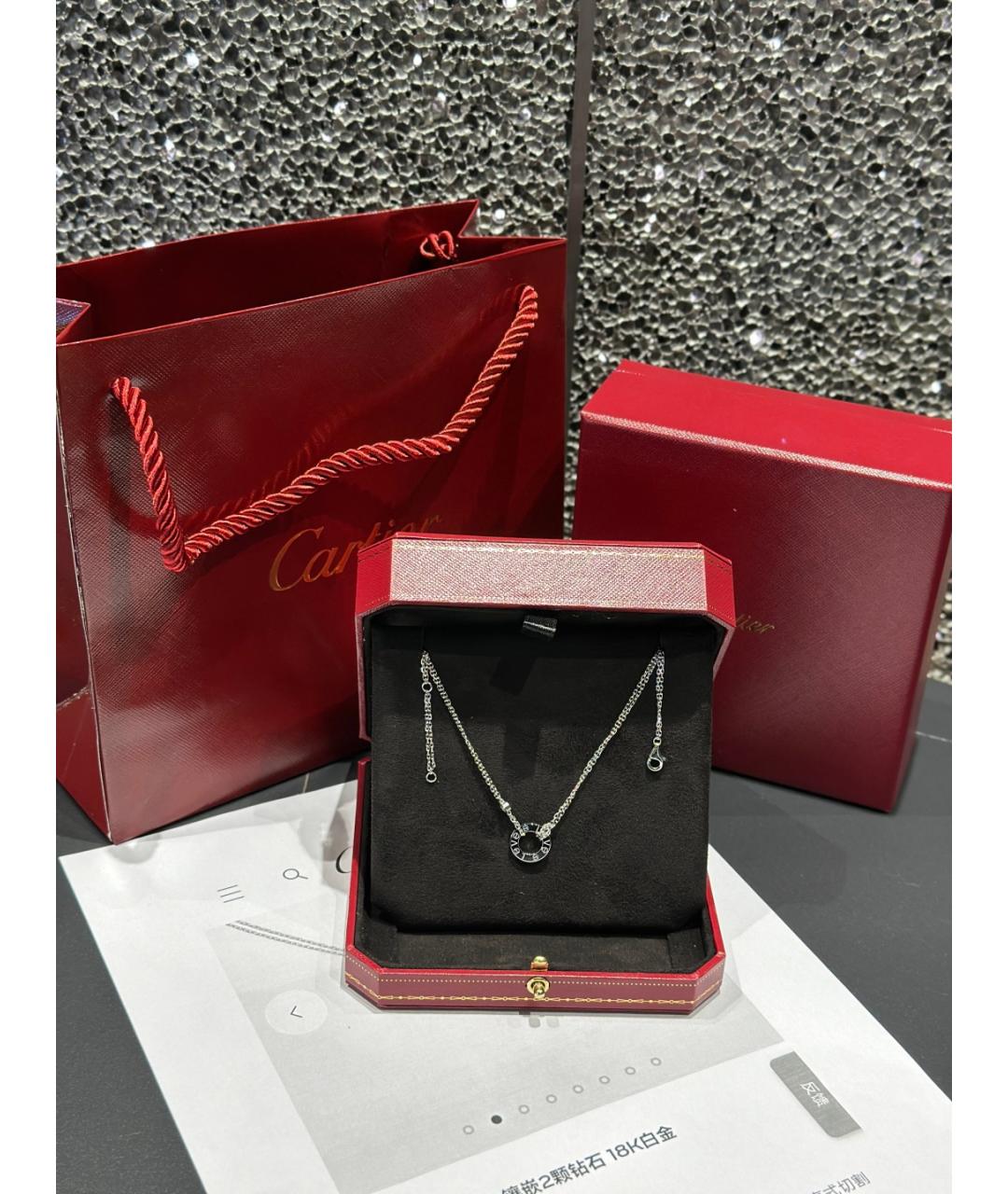 CARTIER Серебряная подвеска из белого золота, фото 2